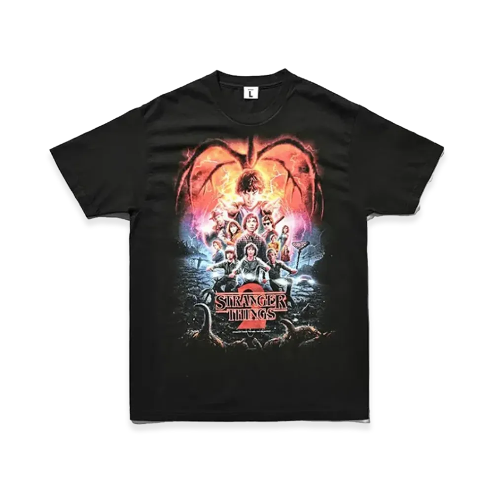 weber x Stranger Things T Shirt with Special Box (Season 2) "Black"