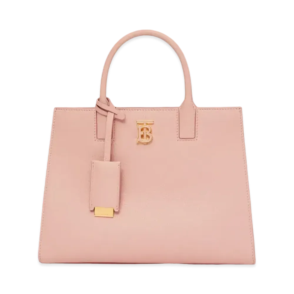 Burberry Grainy Leather Mini Frances Bag "Dusky Pink"