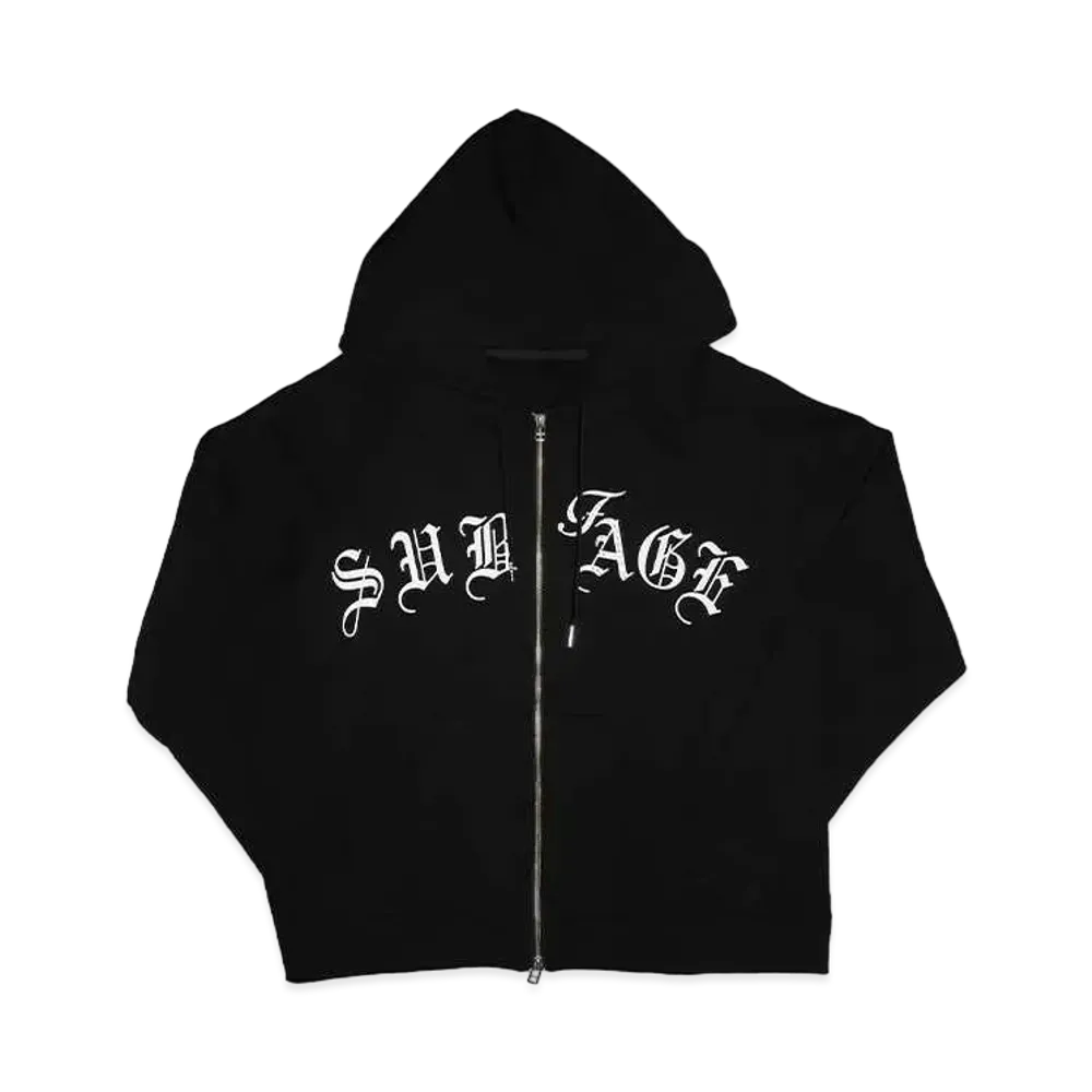 SUB-AGE x Future Archive Zip-Up HD (SUBFA-HD01) "Black"