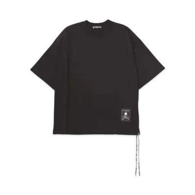 mastermind WORLD Boxy Label Tee "Black"