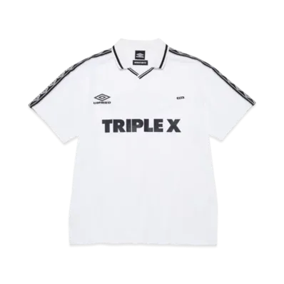 GOD SELECTION XXX x UMBRO Short Sleeve Shirts GX-A25-UCS-01 "White"