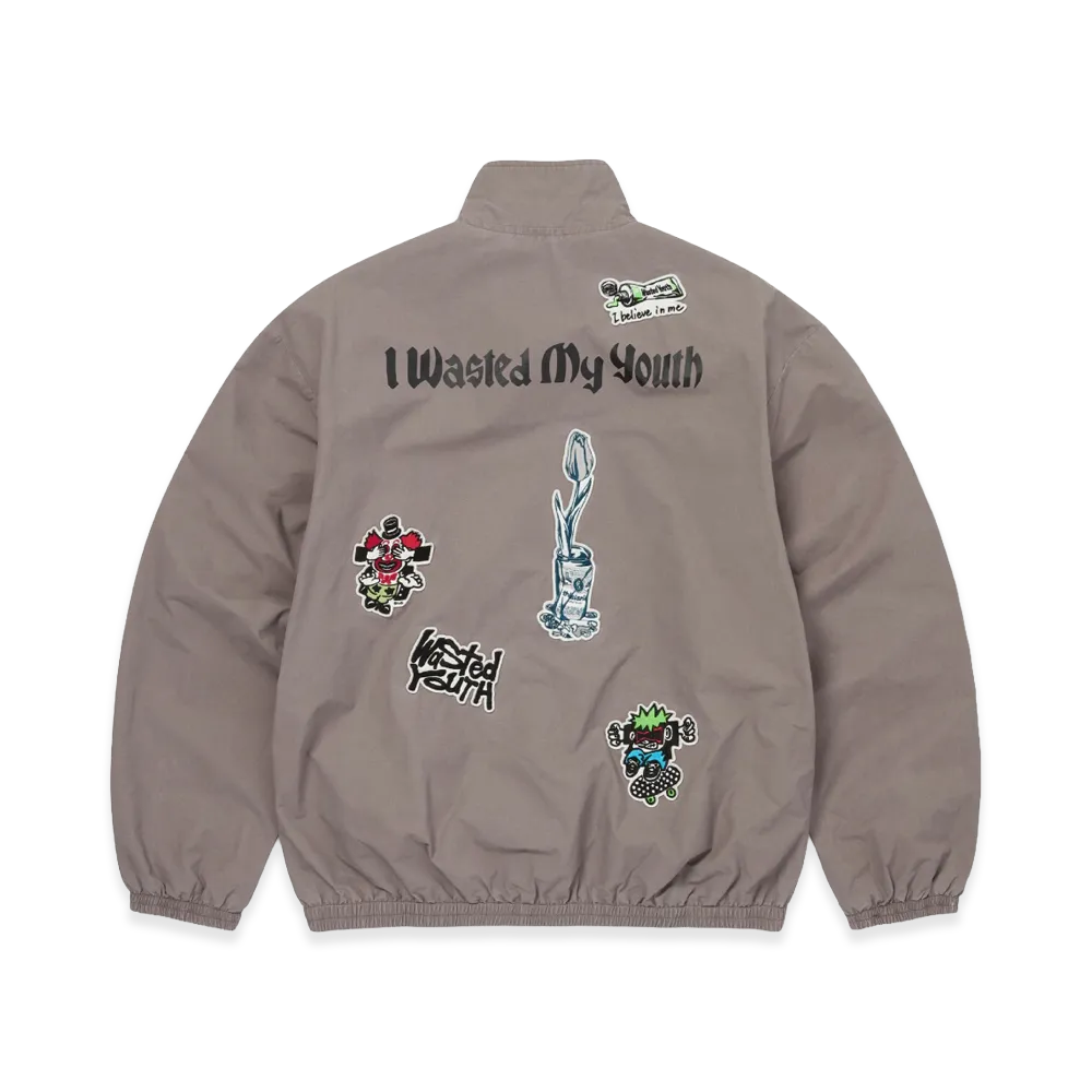 thisisneverthat x Wasted Youth Team Jacket "Dusty Pink"