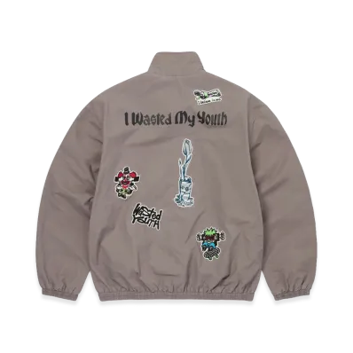 thisisneverthat x Wasted Youth Team Jacket "Dusty Pink"