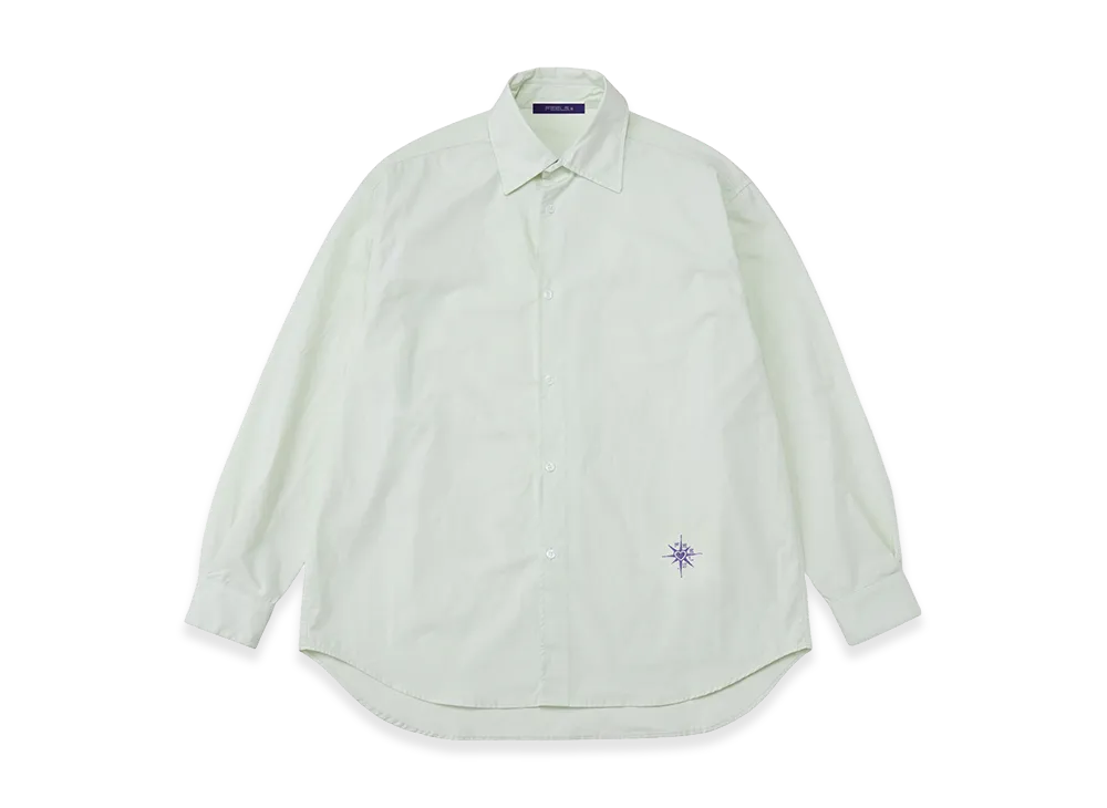 FEELS. Pure Cotton Shirt "Green"