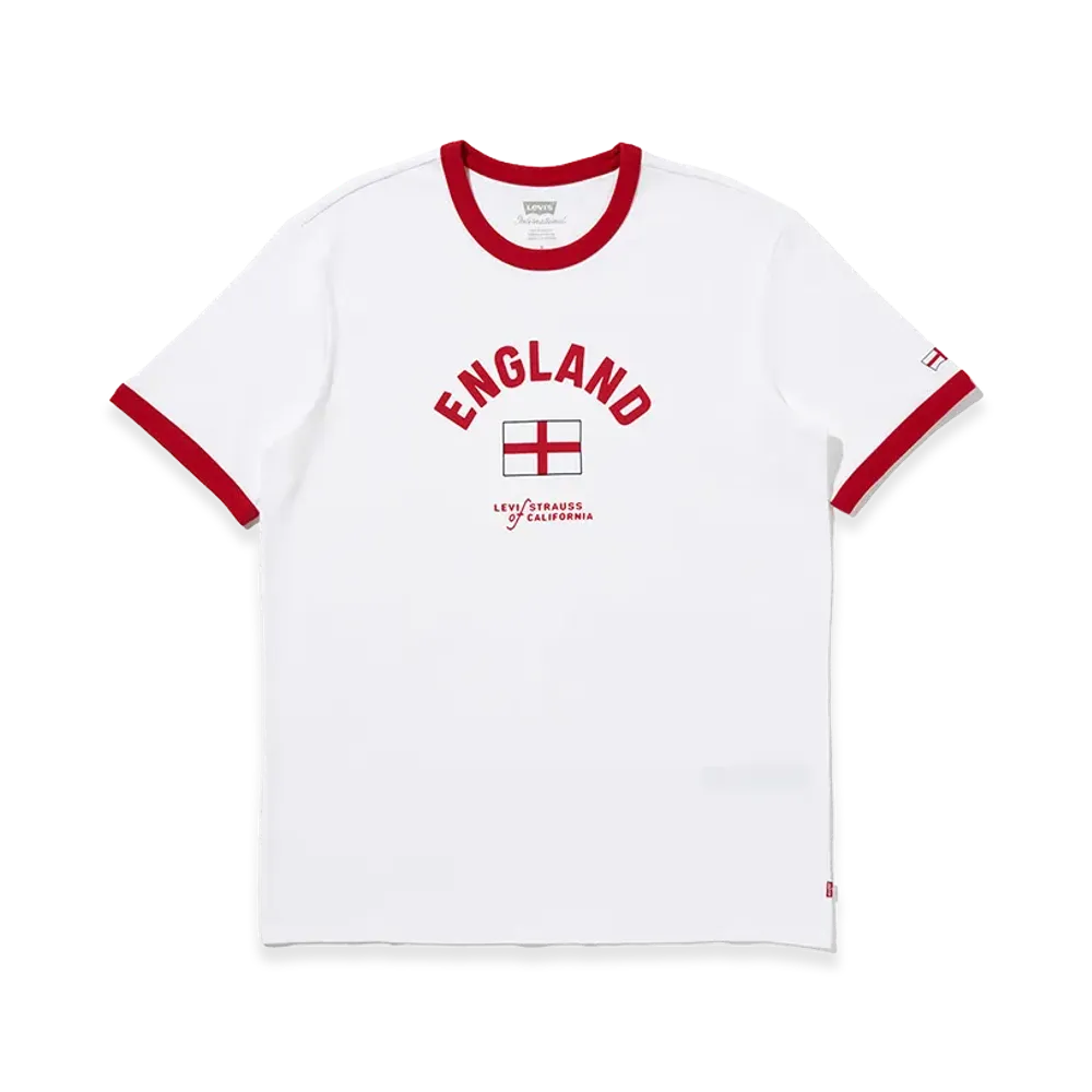 Levi's Football Collection England Ringer T-Shirt "White"