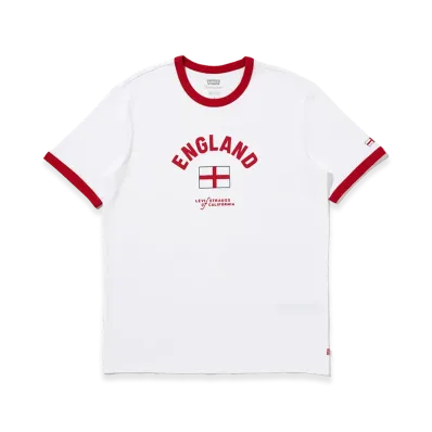 Levi's Football Collection England Ringer T-Shirt "White"