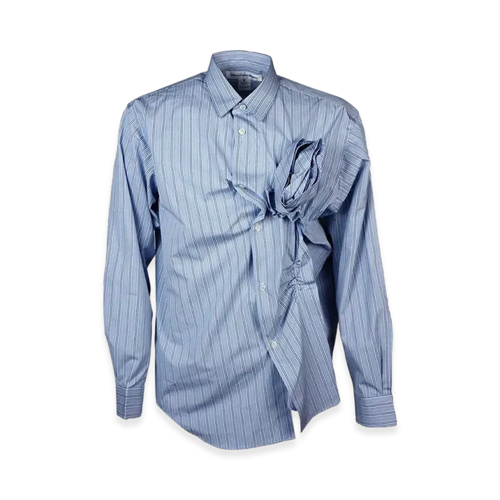 COMME des GARCONS SHIRT Stripe 3D Rose Shirt "Stripe"