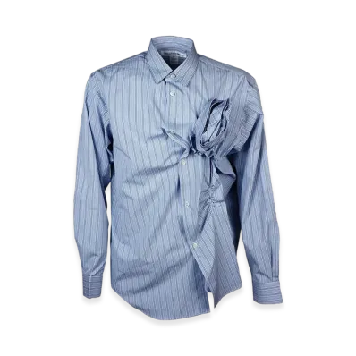 COMME des GARCONS SHIRT Stripe 3D Rose Shirt "Stripe"