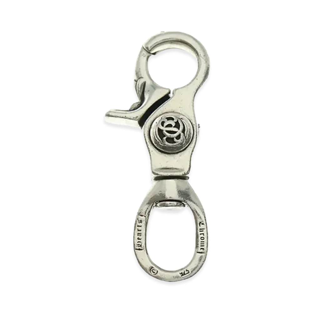 Chrome Hearts Clip Swivel Floral "Silver"