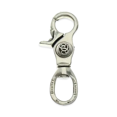 Chrome Hearts Clip Swivel Floral "Silver"