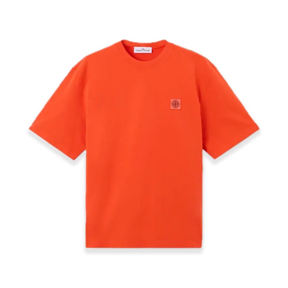 Stone Island 2100025 Combed Organic Cotton Jersey "Scarlet"