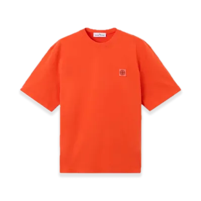 Stone Island 2100025 Combed Organic Cotton Jersey "Scarlet"