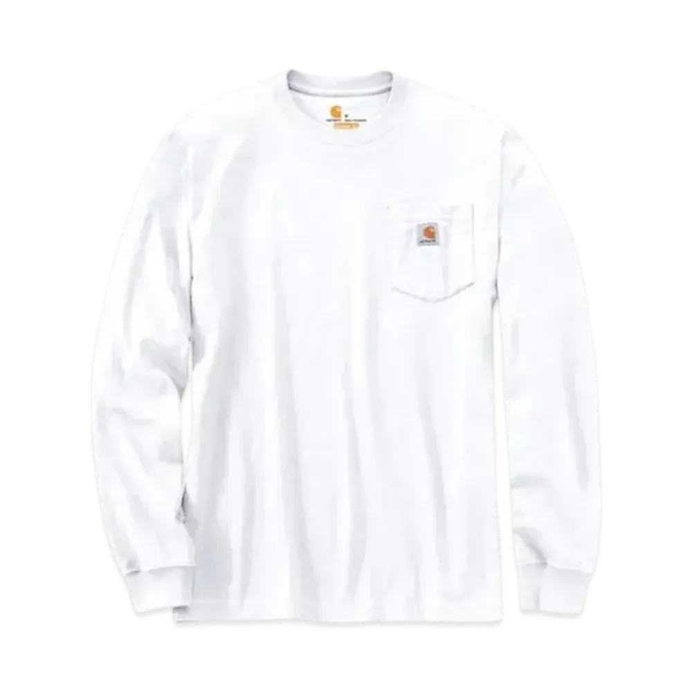 Carhartt Workwear Pocket Long Sleeve T-Shirt "White" TK0126