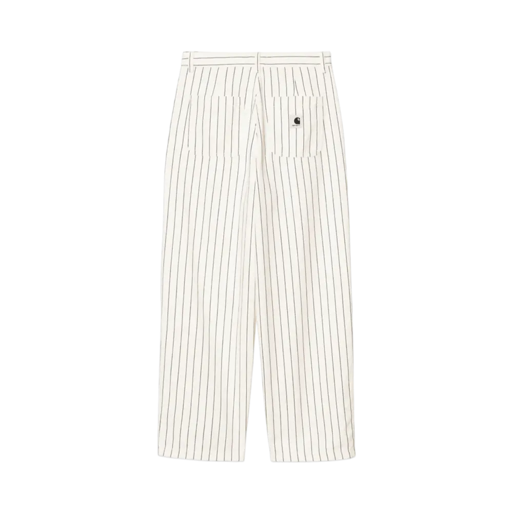 Carhartt WIP W' Hendry Pant "Seaton Stripe Wax/Dark Navy(Rinsed)"