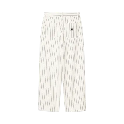Carhartt WIP W' Hendry Pant "Seaton Stripe Wax/Dark Navy(Rinsed)"