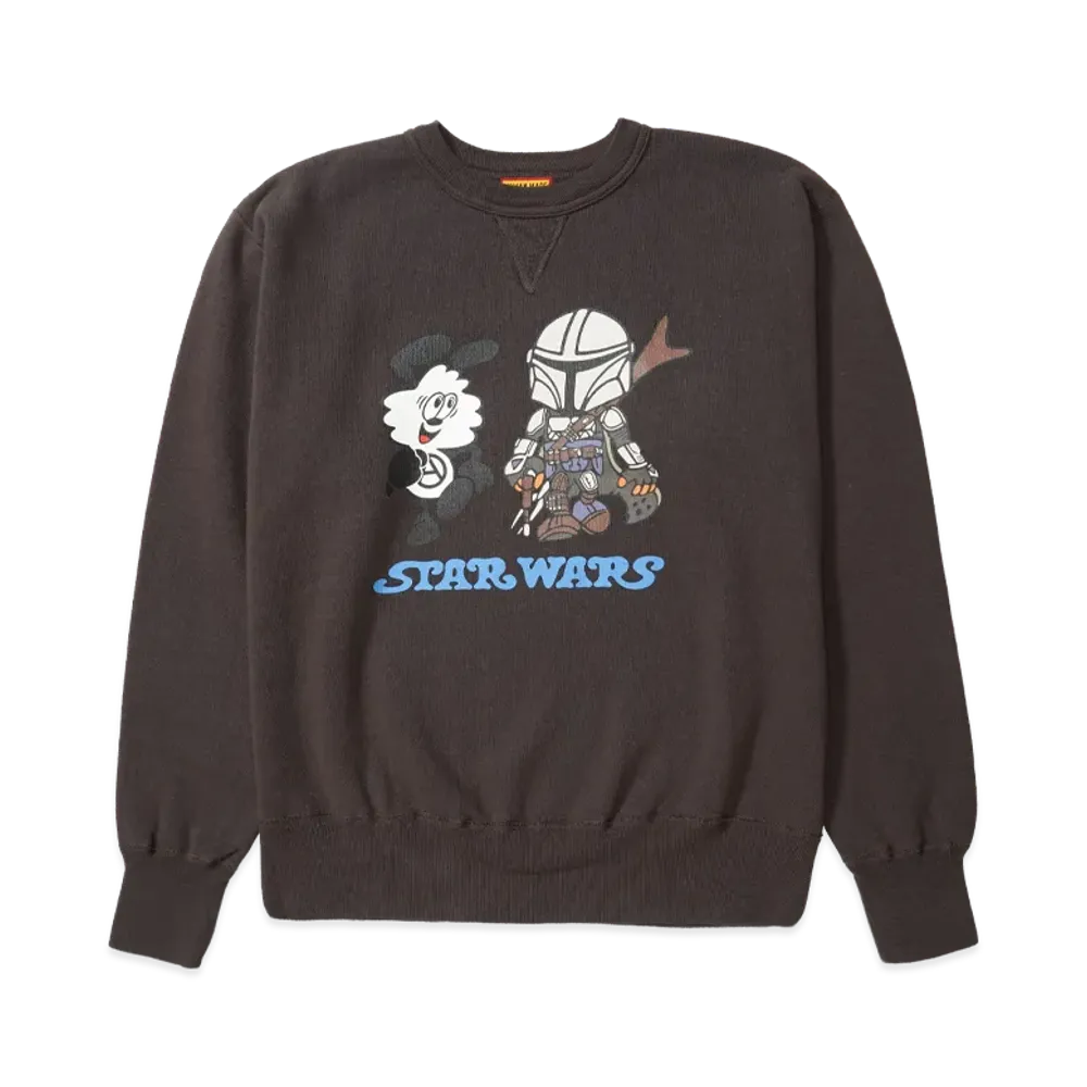 HUMAN MADE x STAR WARS Tsuriami Sweatshirt #1 by VERDY "Black"