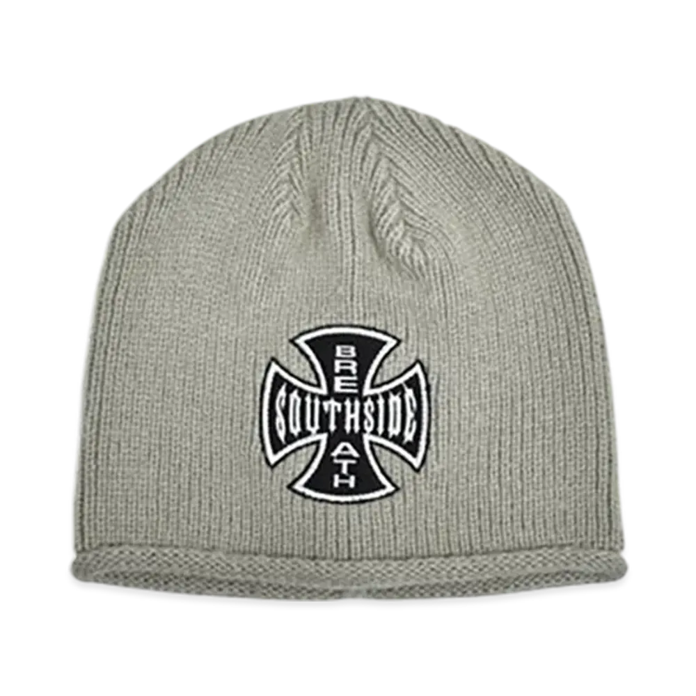 BREATH Southside Cross Damage Beanie "Dust"