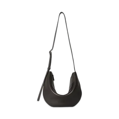 The Row Women's Jouvette Leather Bag "Dark Brown"