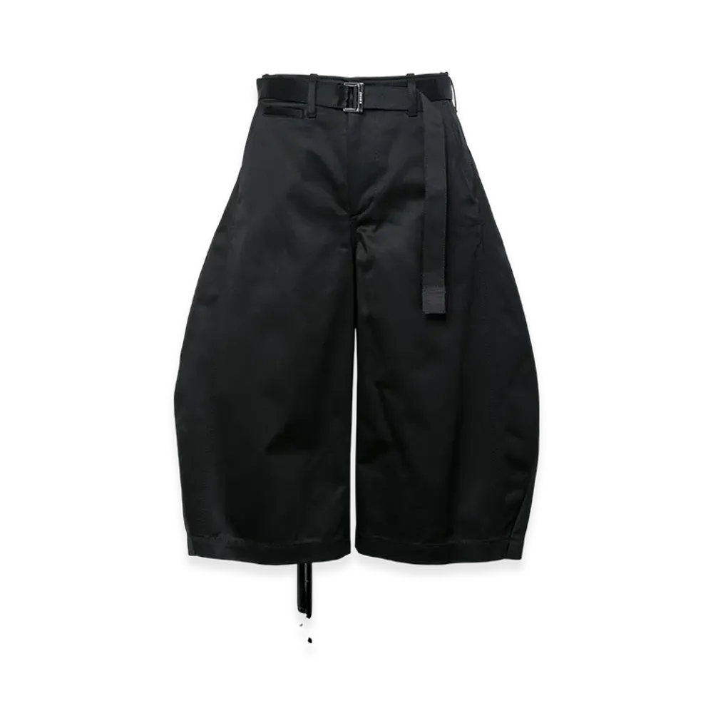 sacai Cotton Chino Pants "Black"