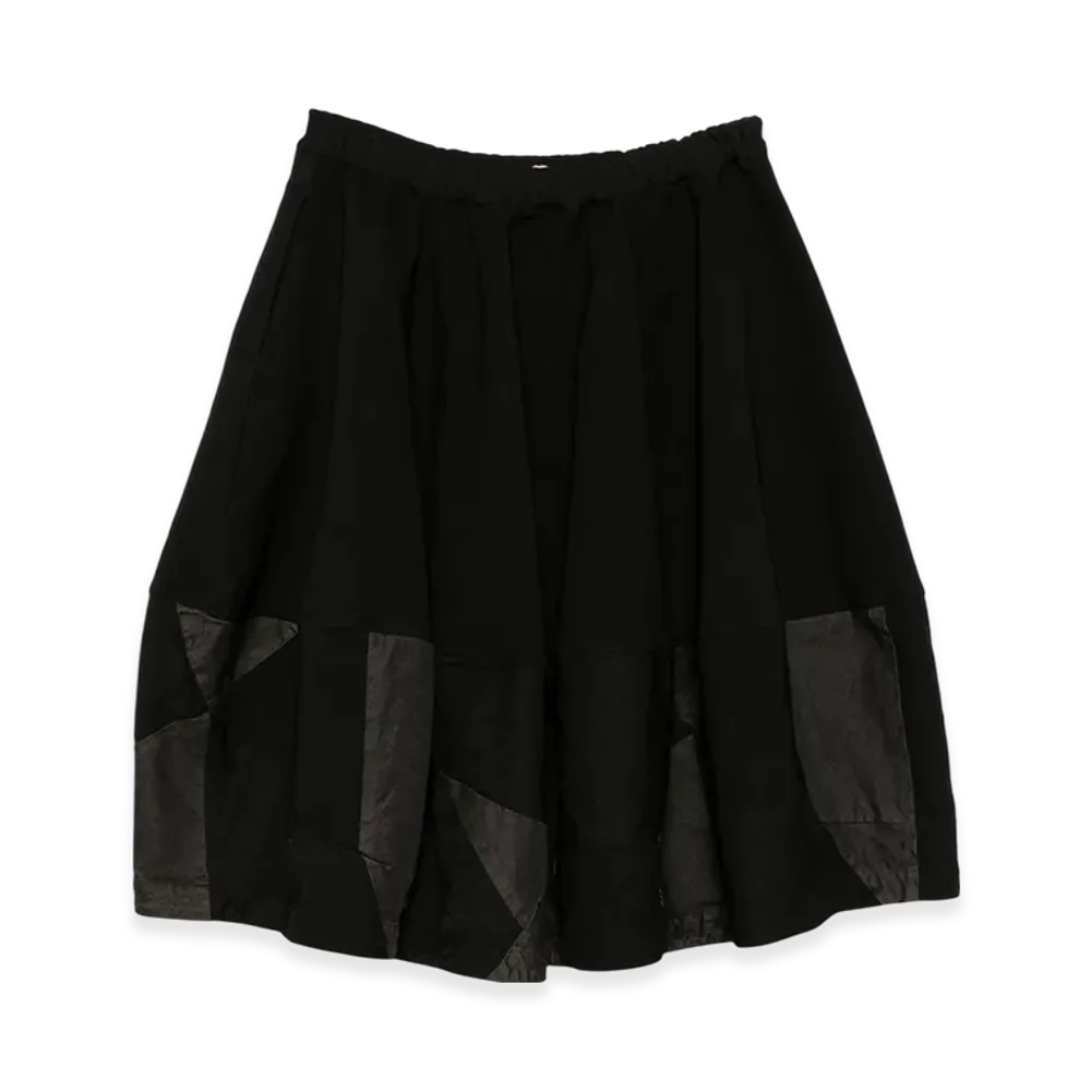 BLACK COMME des GARCONS Patchwork Skirt "Black"