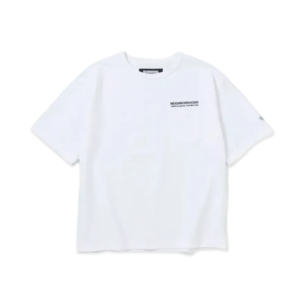 NEIGHBORHOOD Classic-P Crewneck SS . CO "White"