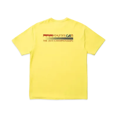 UNDEFEATED CHAMPIONSHIPS TOP - 10033 "Yellow"