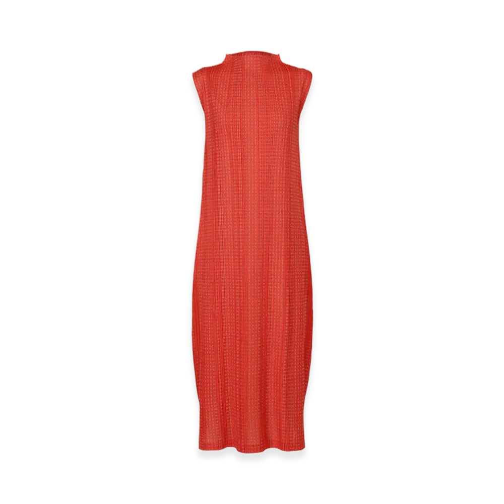 PLEATS PLEASE ISSEY MIYAKE Cotton Skip "Red"