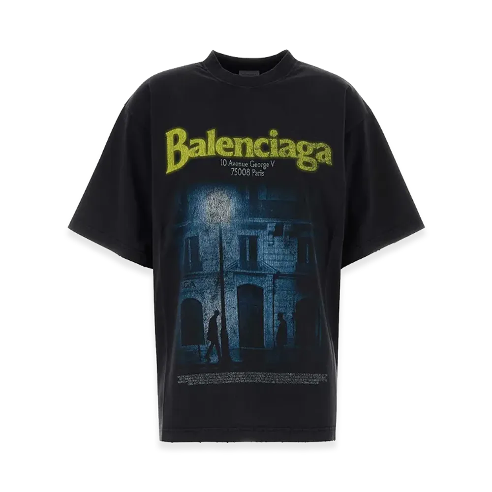 BALENCIAGA Women's Oversized T-Shirt "Black"