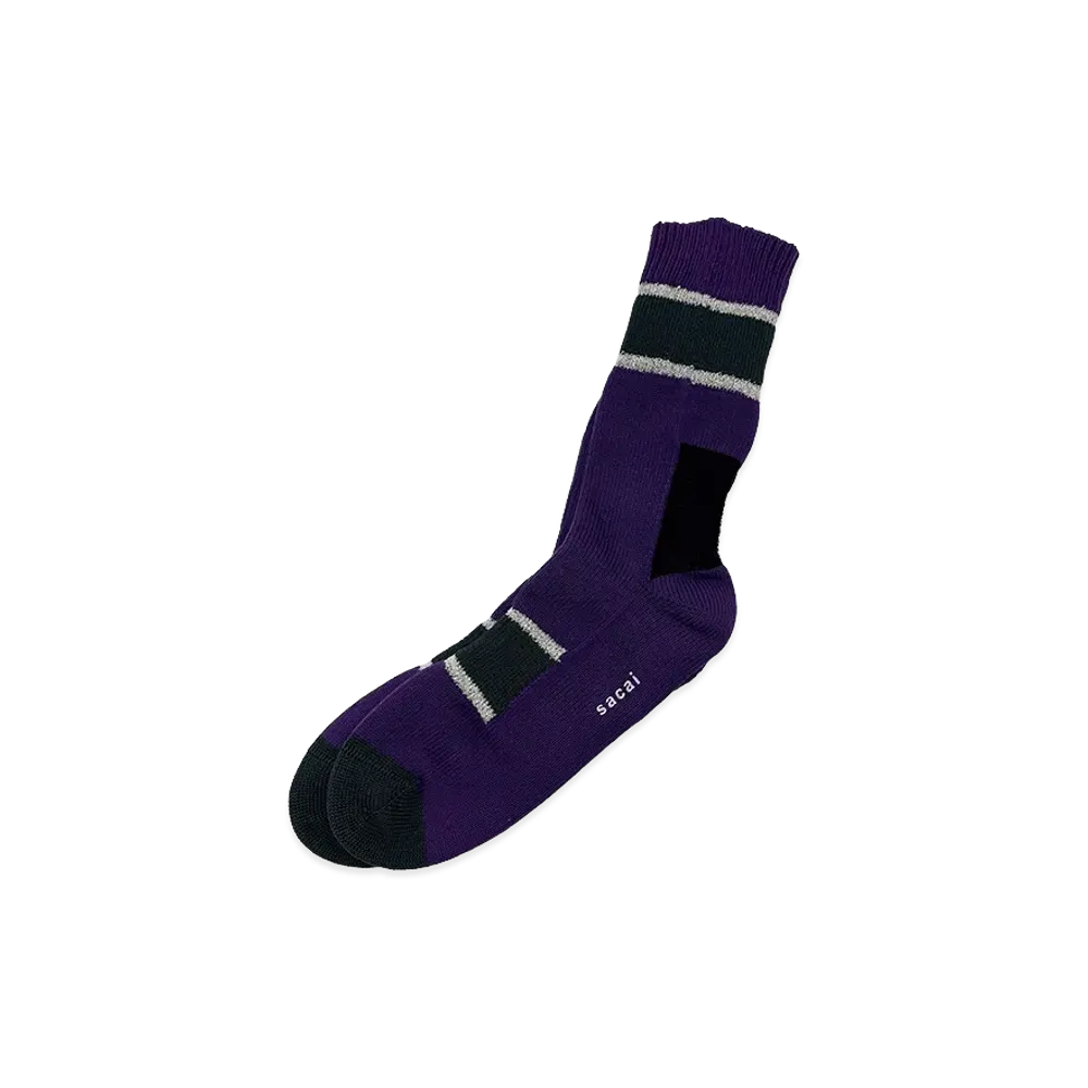 sacai High Socks "Purple"