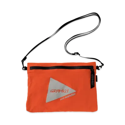 GRAMICCI x and wander Nylon Sacoche "Orange"