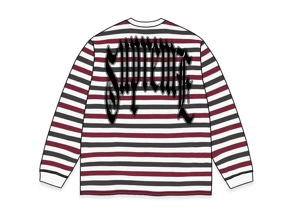 Supreme Intarsia L/S Top "Stripe"