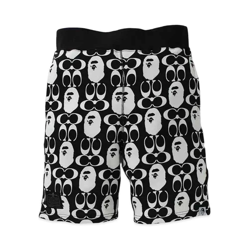 Bape × Coach Sweat Shorts "Black"