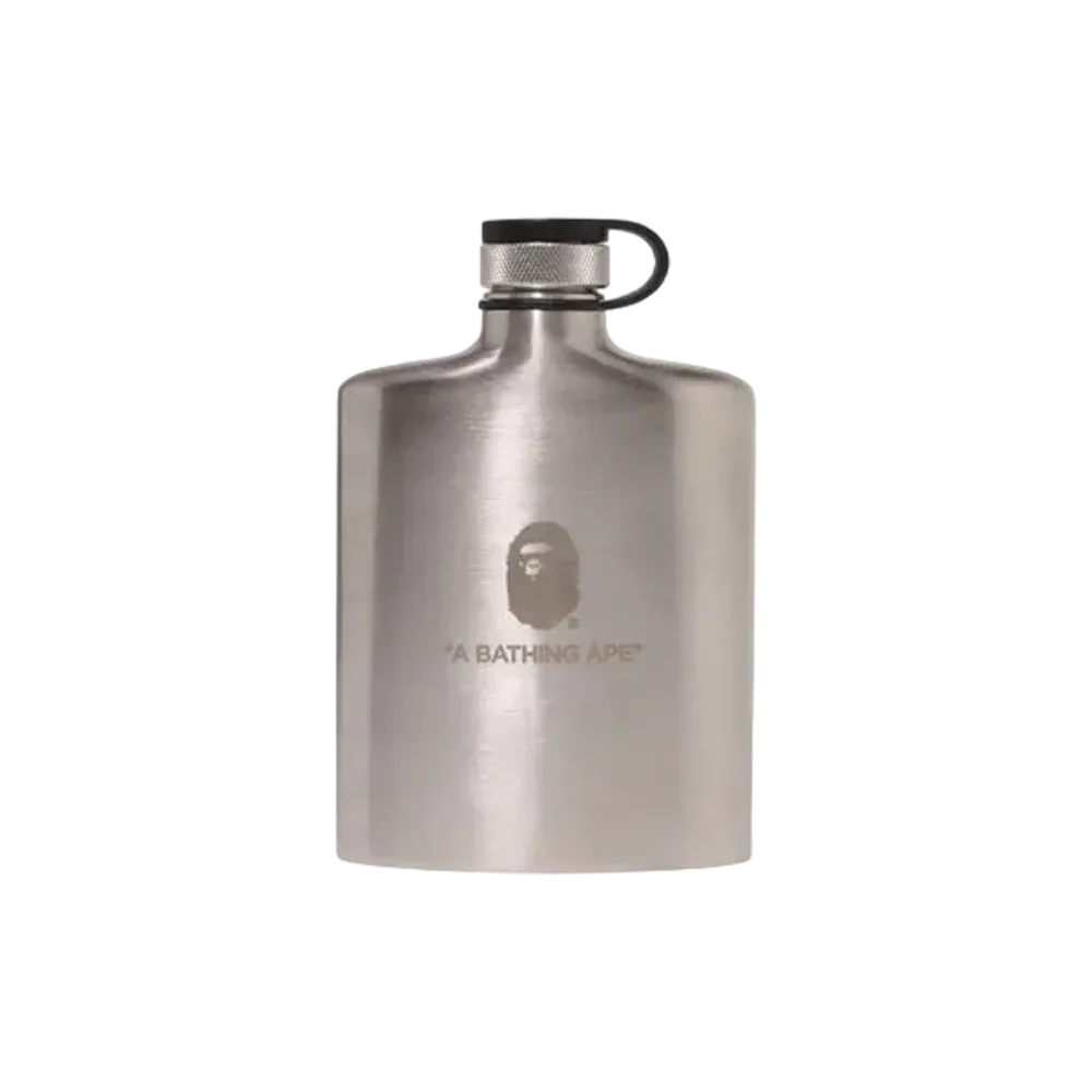 A BATHING APE GSI Hip Flask S "Silver"