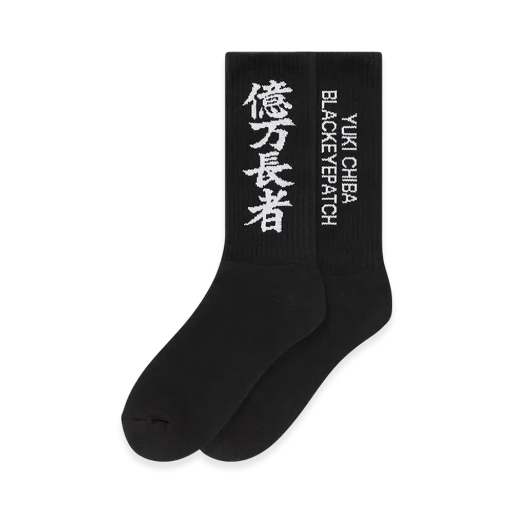 BlackEyePatch x Yuki Chiba "Billionaire" HWC Socks "Black"