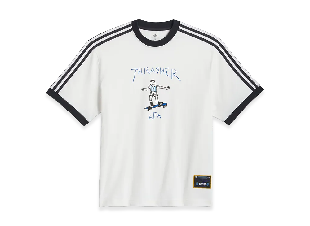 adidas x THRASHER x AFA Gonz Ringer Tee "Core White"