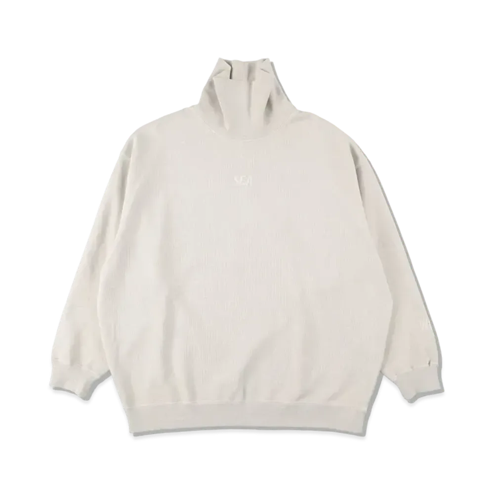 WIND AND SEA SEA (PIGMENT-DYE) TURTLE NECK SWEAT SHIRT "L.Grey"