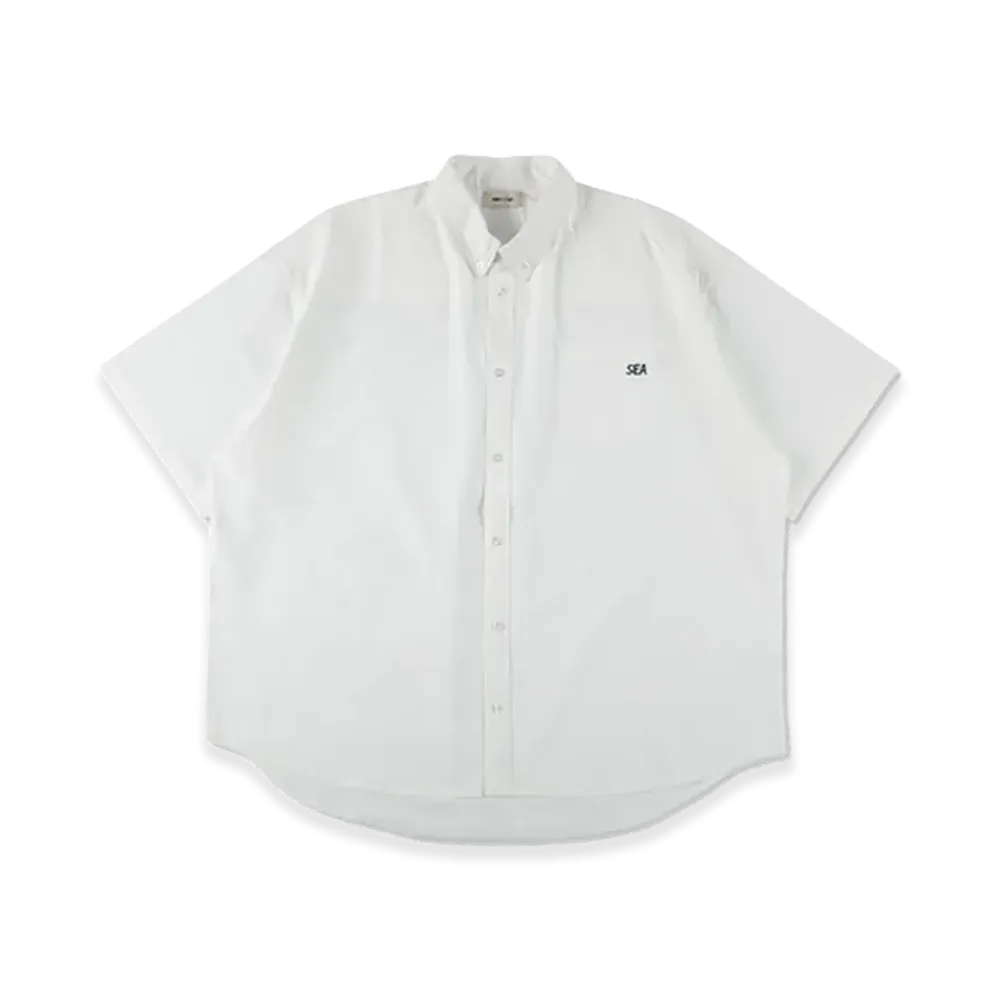 WIND AND SEA Oxford S/S Shirt "White"