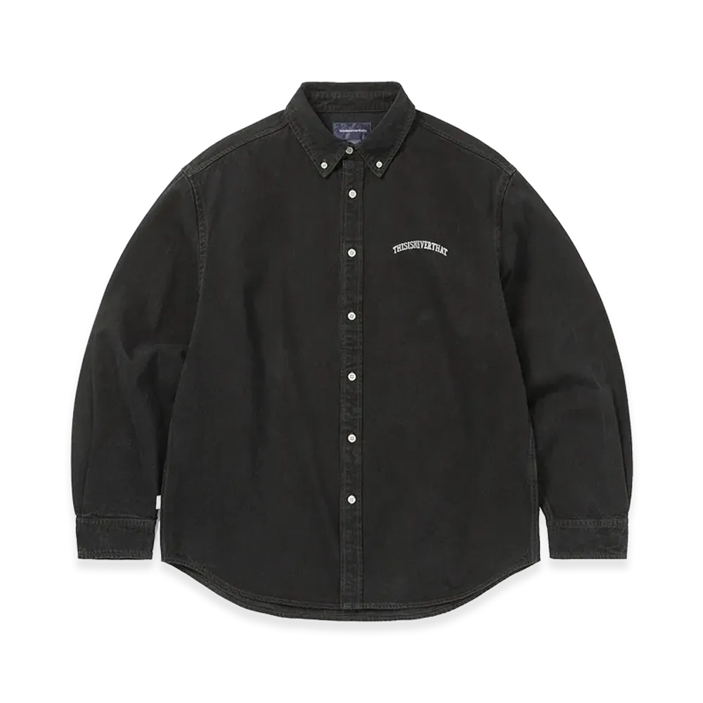 thisisneverthat Washed Denim Shirt "Black"