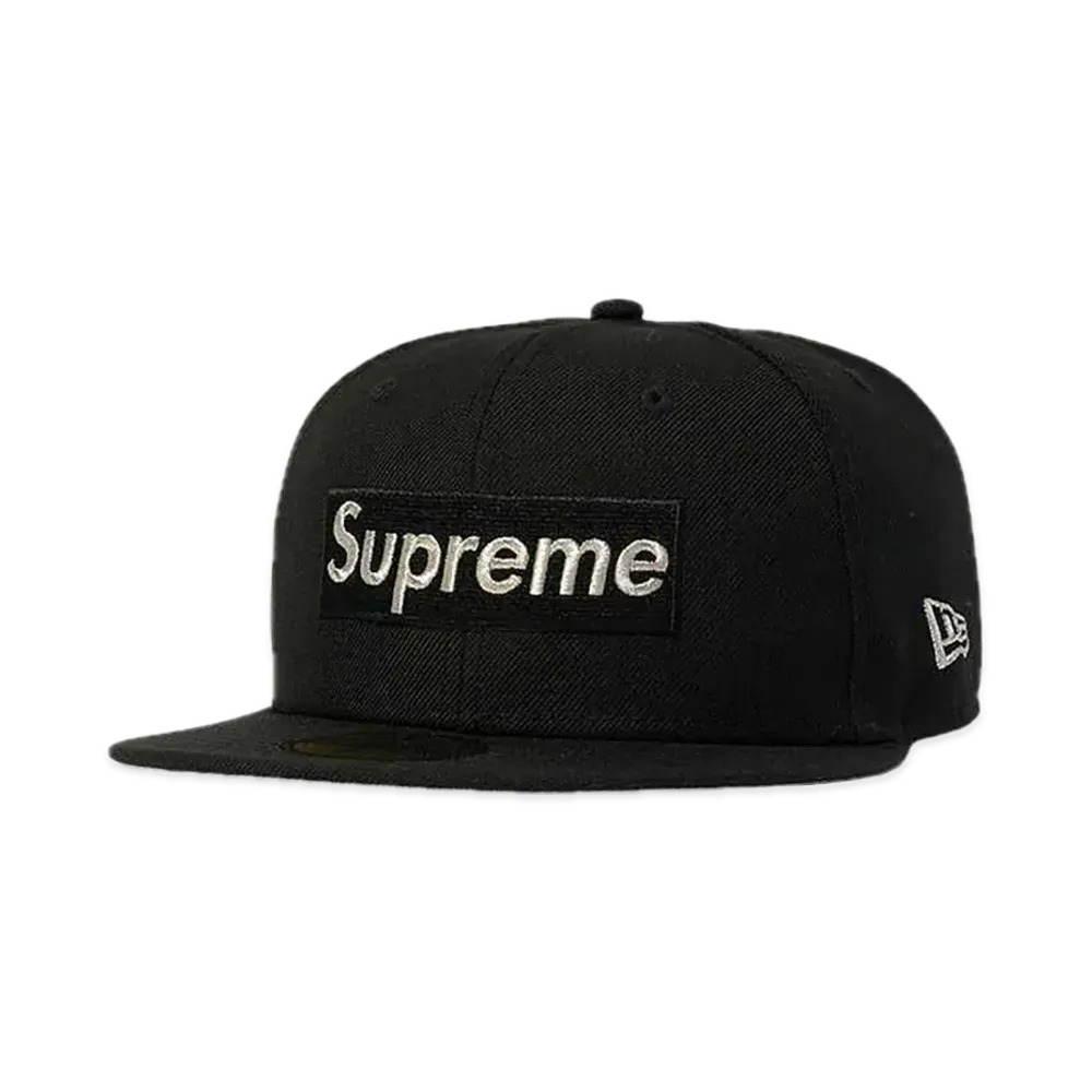 Supreme $1M Metallic Box Logo New Era® "Black"