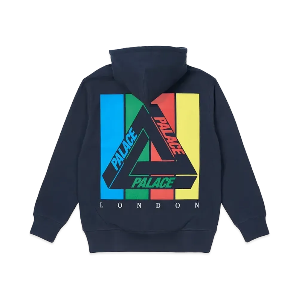 PALACE TRI-EMB HOOD "Navy"