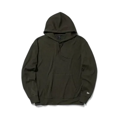 NEW ERA BLACK LABEL FW24 Oversized Waffle Pullover Hoodie "Olive"