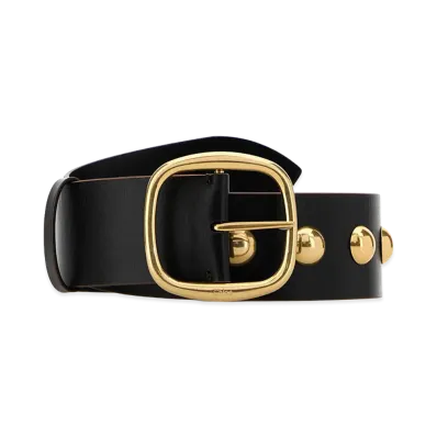 Chloe Women's Leather Anita Belt "Black"