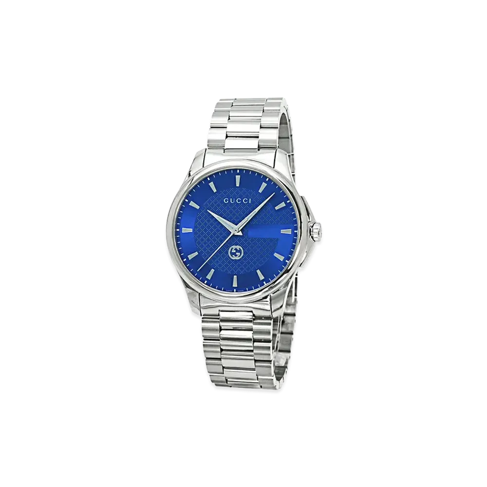 GUCCI G-Timeless Round "Silver/Blue"