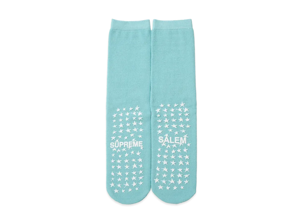 Supreme x SALEM Hospital Socks "Light Blue"