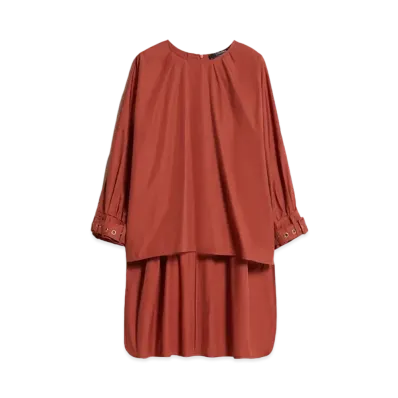 Max Mara Maya Soft Pure Cotton Shirt "Red"