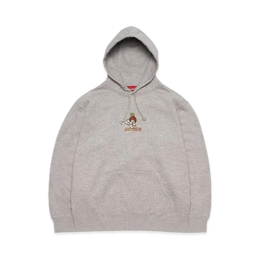 Supreme Angel Hooded Sweatshirt "Heather Grey"
