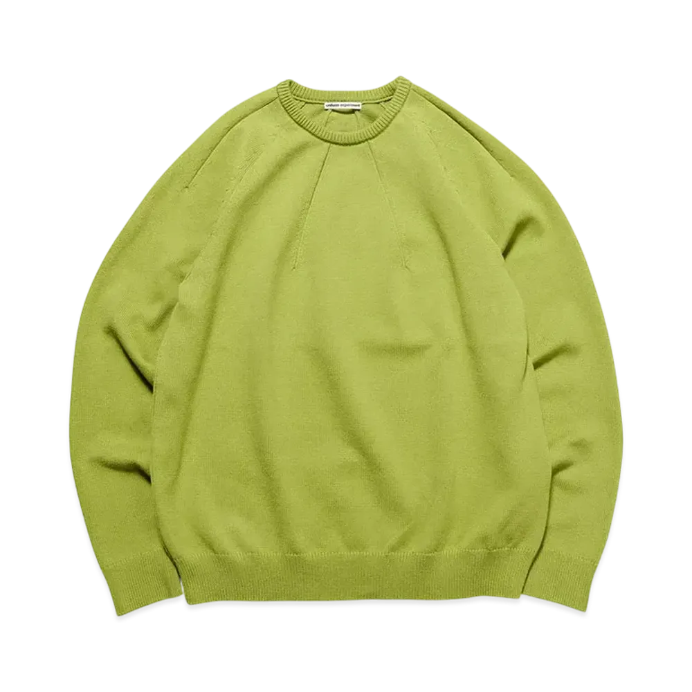 uniform experiment Plain Nordic Knit "Green"