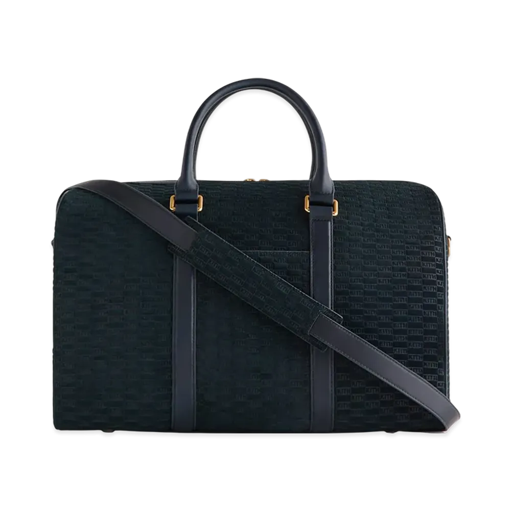 Kith Monogram Suede Traveler K40 Bag "Stadium"