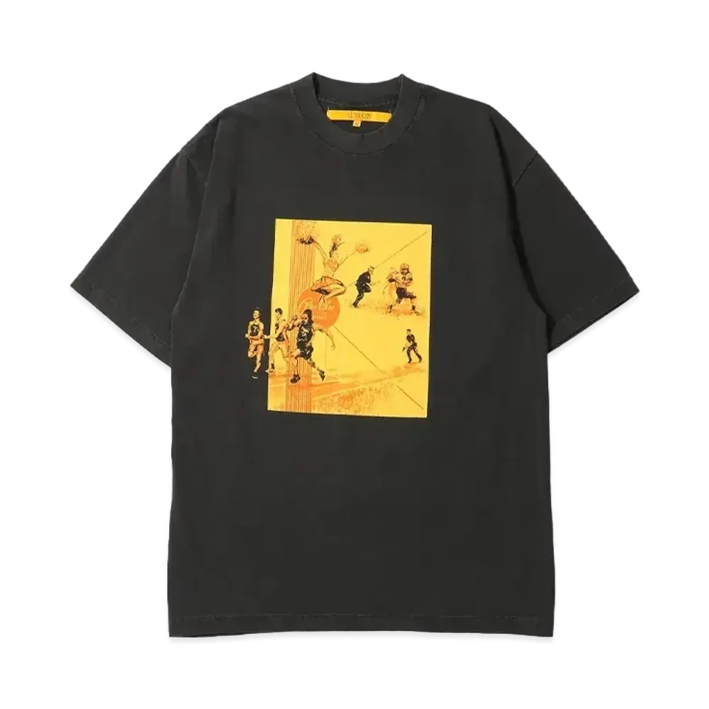 UNION x THE BROAD x PATRICK MARTINEZ Pee Chee Tee "Faded Black"