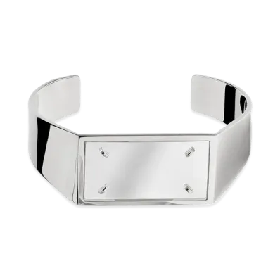 Maison Margiela Women's 'Four Stitches' Bracelet "Silver"
